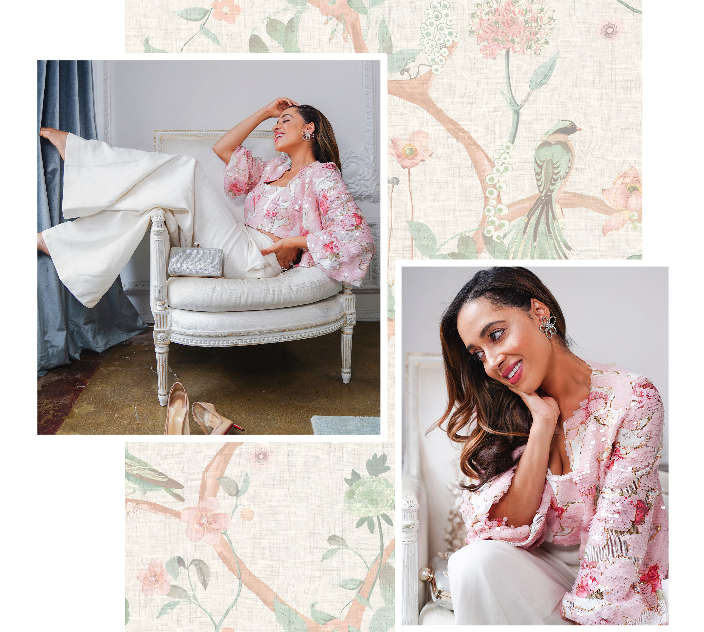 We're looking to Elizabeth Keene as our latest style muse, and we couldn't be more excited.  With her iconic allure, she exudes a timeless elegance that we can't get enough of—and we know you will feel the same way.