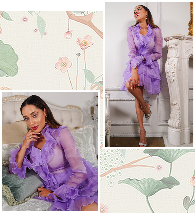 We're looking to Elizabeth Keene as our latest style muse, and we couldn't be more excited.  With her iconic allure, she exudes a timeless elegance that we can't get enough of—and we know you will feel the same way.