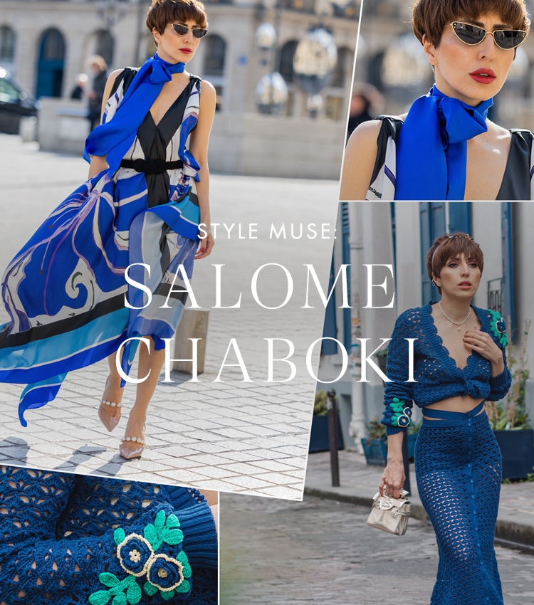  Salomé Chaboki – Fashion Stylist and Blogger („saloccisworld“) and Social Media Expert from Germany. The enthusiasm I developed in my youth for fashion and styling promoted me later to turn my passion into a career. Through my social media channels, I tr