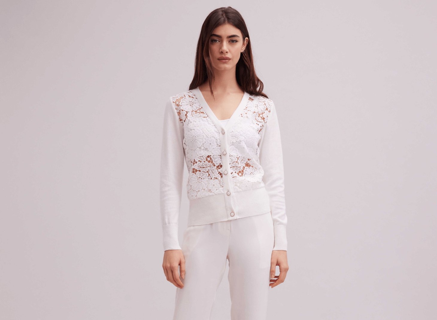 Explore the curated edit featuring silhouettes in an array of intricate lace details.