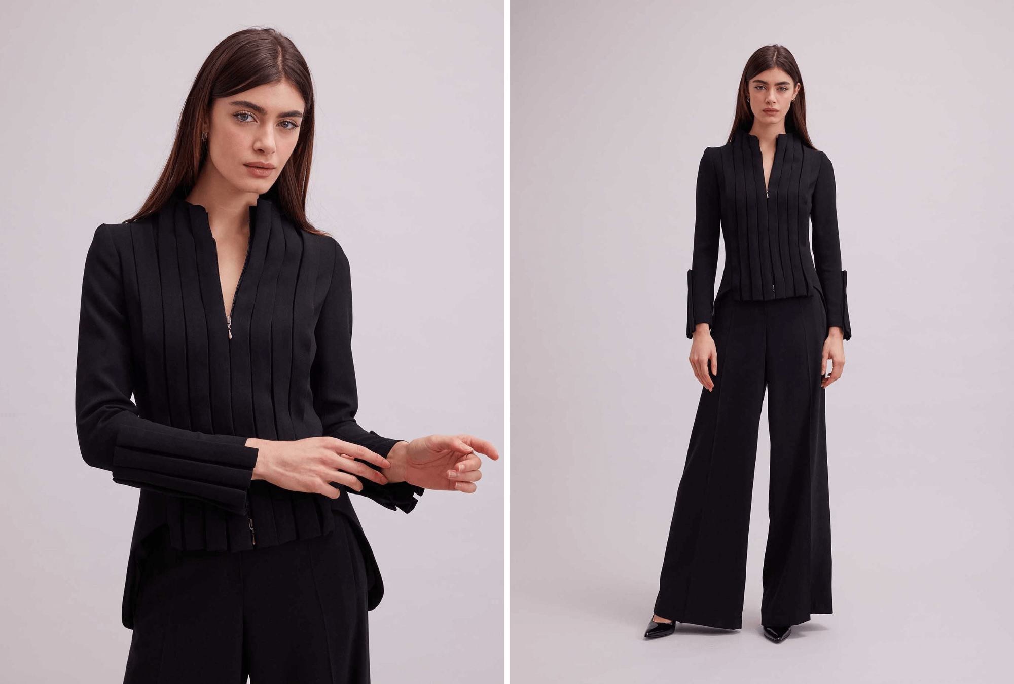 Discover The SECRET Tuxedo-inspired jacket in black from ANNE FONTAINE