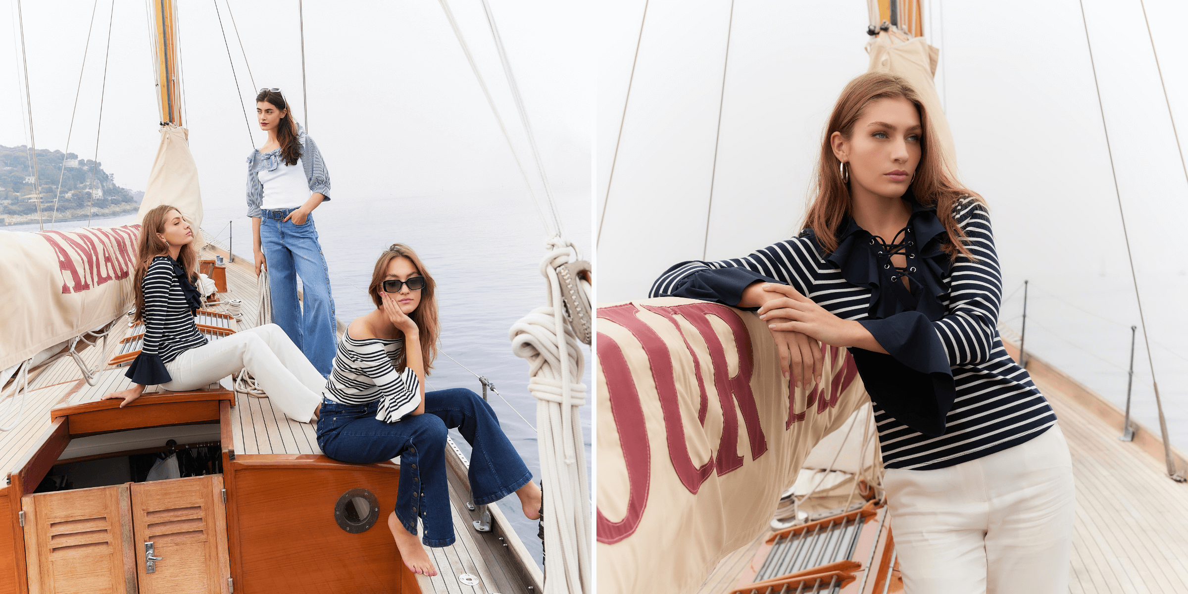 Whether you go for simple and casual or uptown chic, the Breton-stripe top is a classic staple that's always in season.