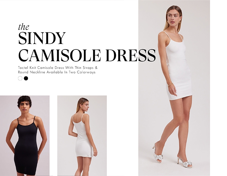 Discover the SINDY Thin White Strap Long Camisole Dress from designer ANNE FONTAINE