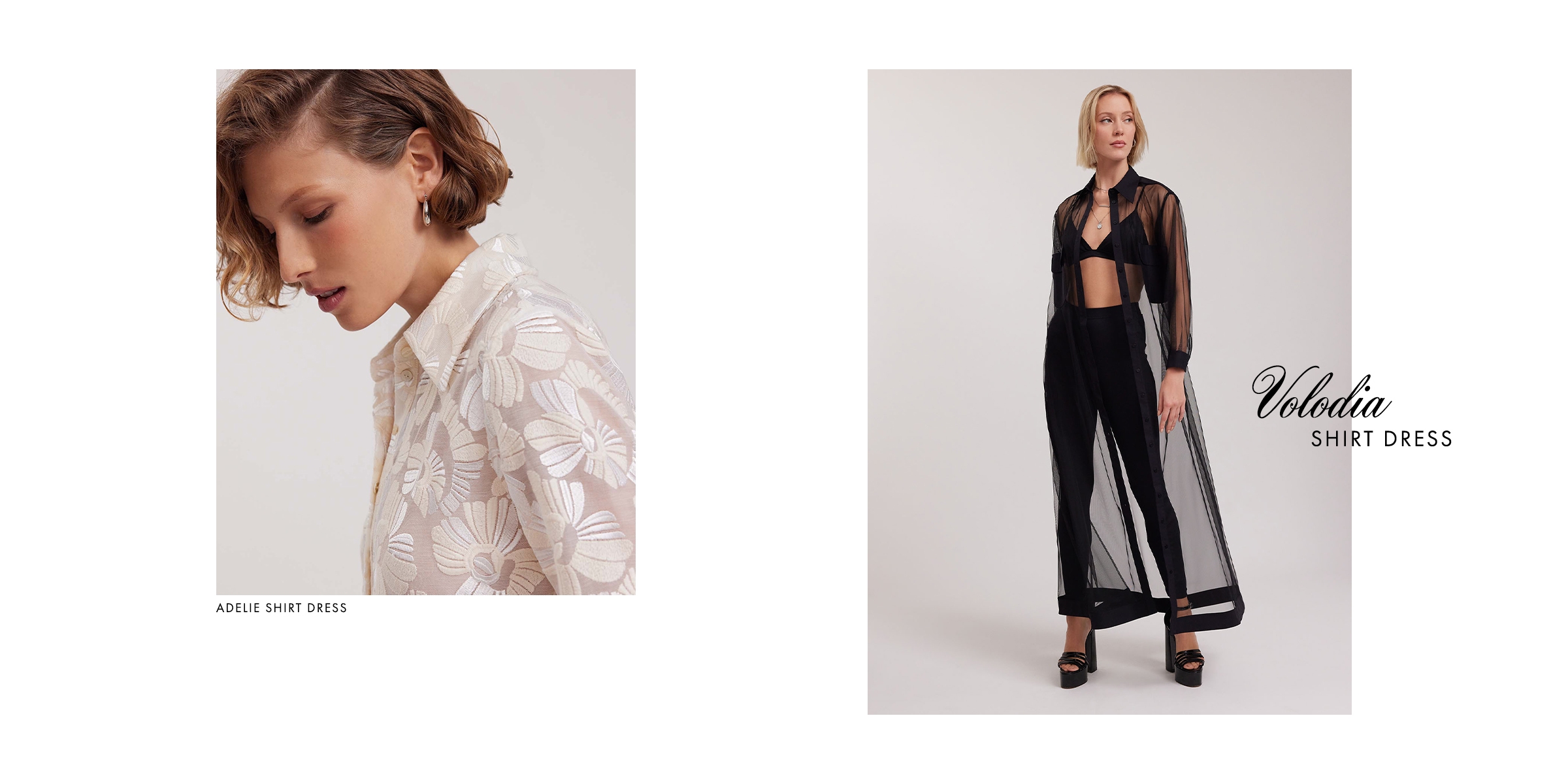 Indulge in true Parisian style with Anne Fontaine's designer dress collection.