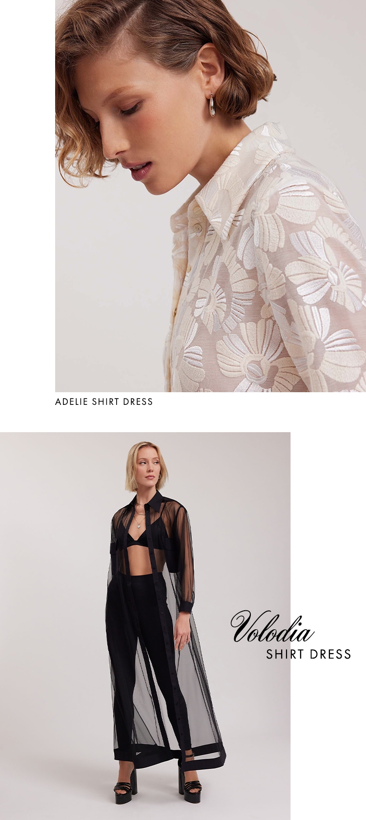 Indulge in true Parisian style with Anne Fontaine's designer dress collection.