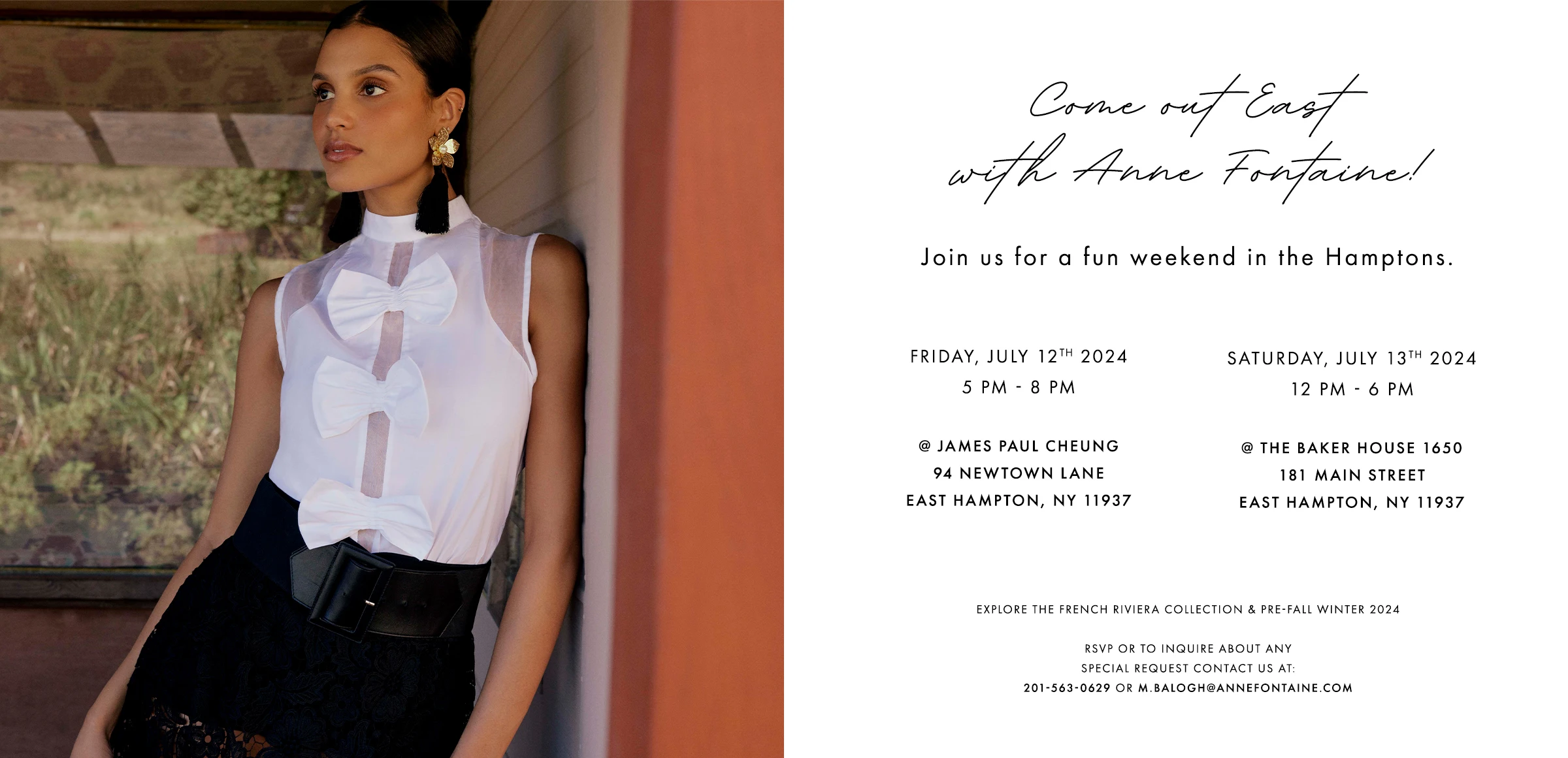 Anne Fontaine's Hampton's Style Guide: Timeless Elegance Meets Coastal Chic