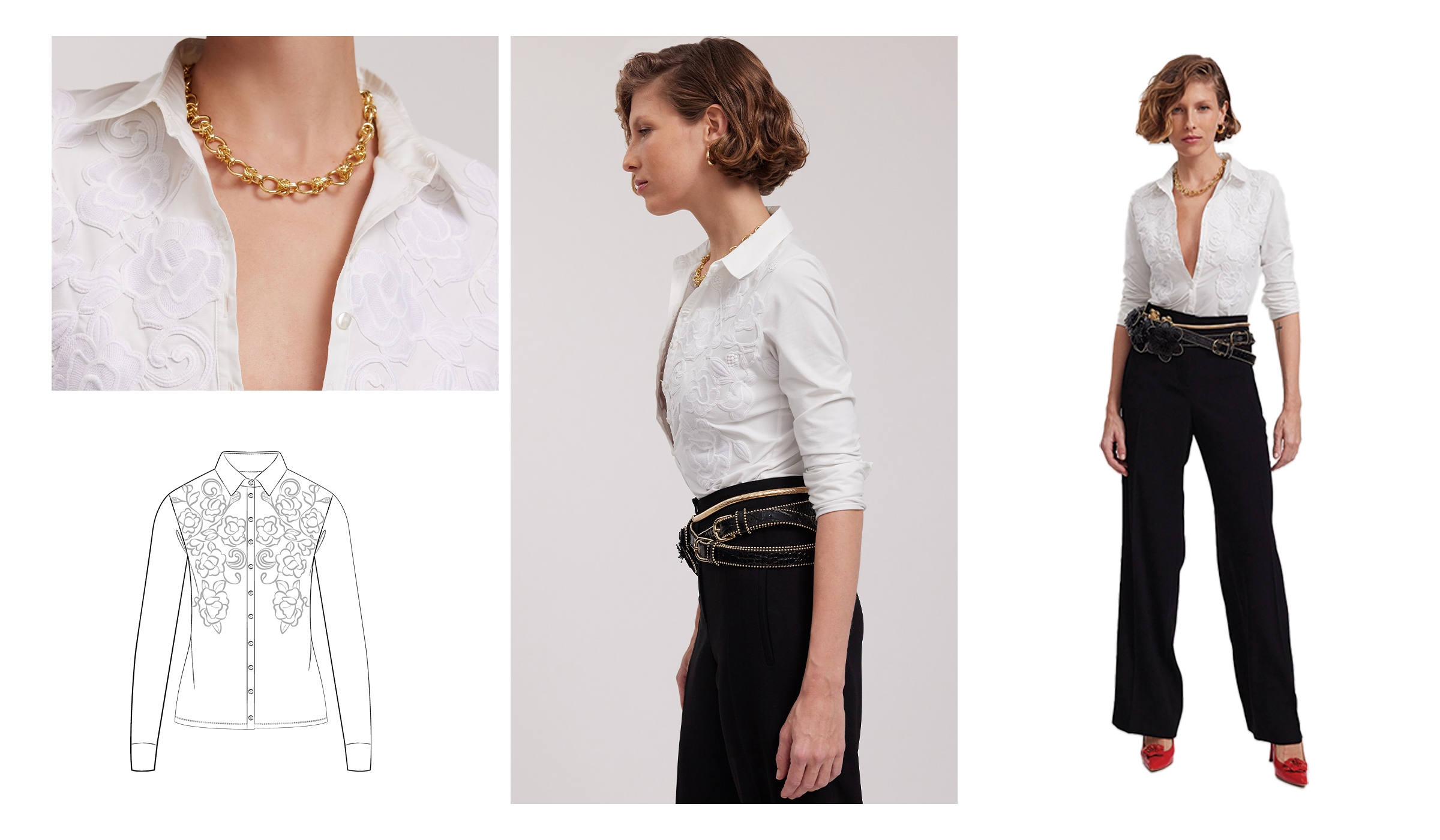 Discover the WHITE SHIRT collection from designer ANNE FONTAINE