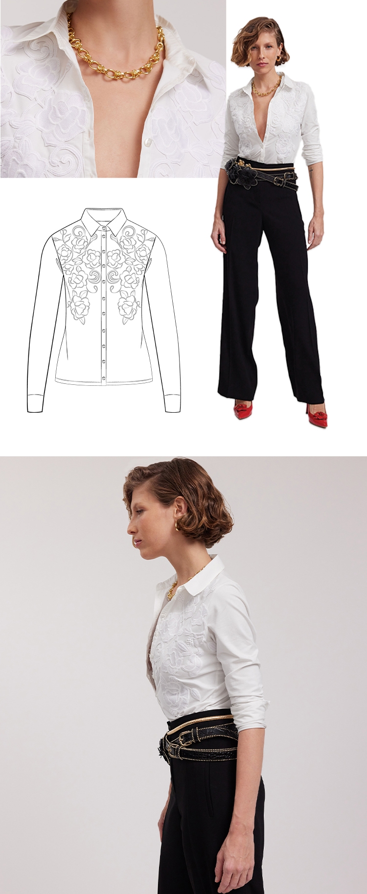 Discover the WHITE SHIRT collection from designer ANNE FONTAINE