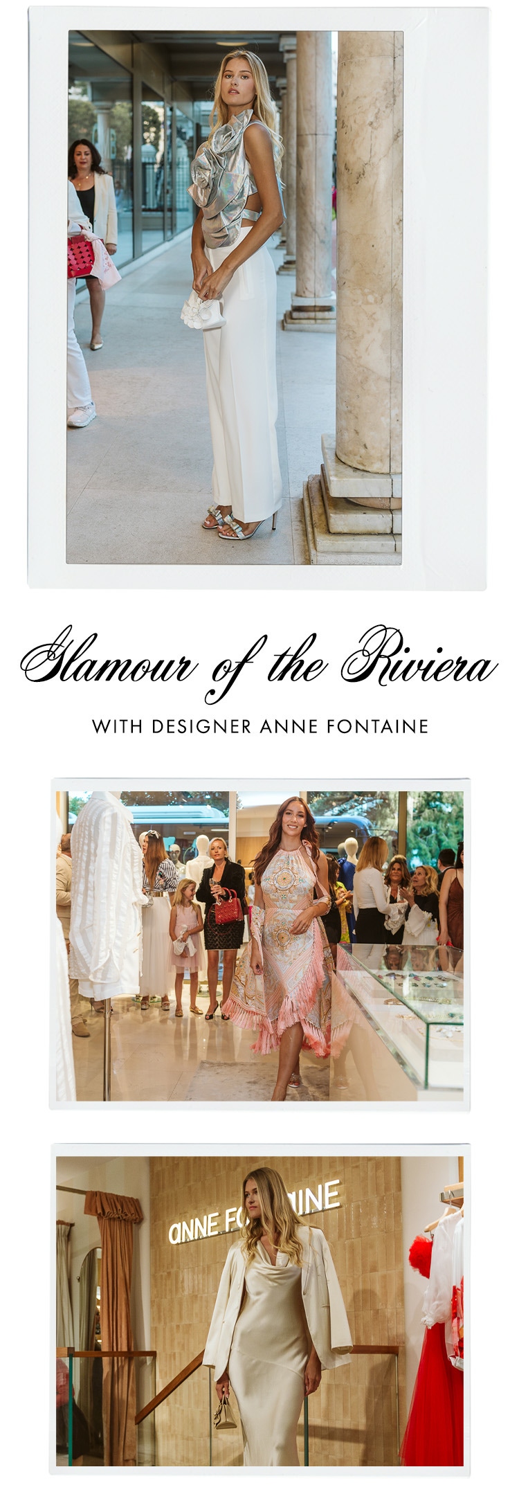 ANNE FONTAINE Exclusively Unveils New Collection at Zurich Store Event