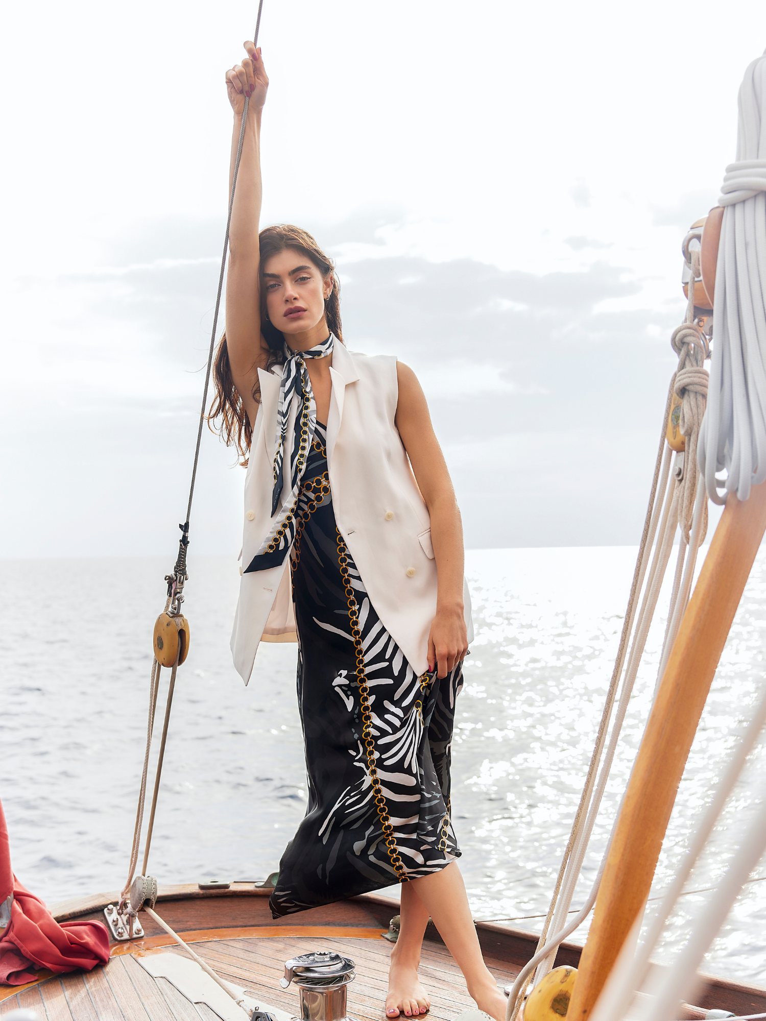 Channel your inner goddess with the new prints from Designer Anne Fontaine.