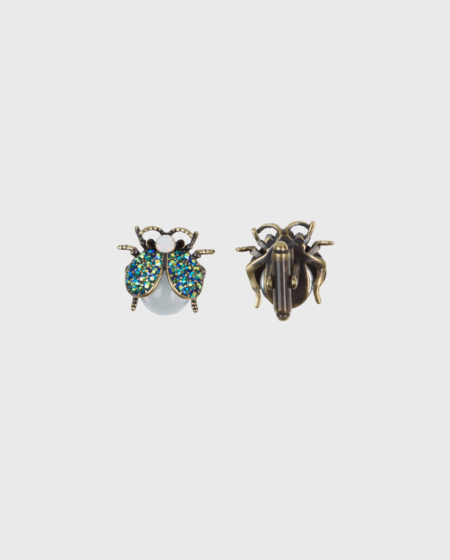 Explre the BRANDY-W Ladybird cufflinks in multicolored crystals from ANNE FONTAINE