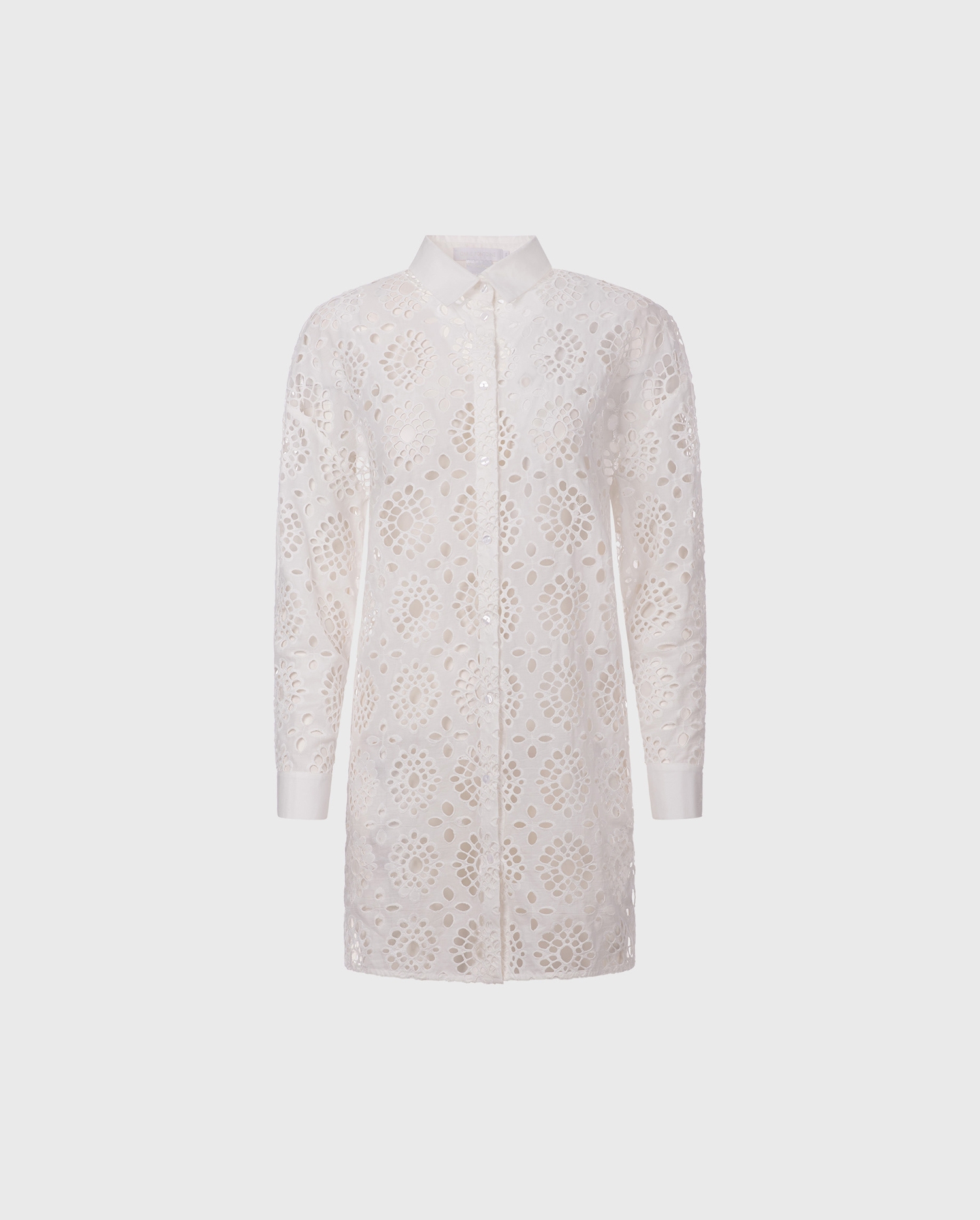 Discover the CASILDE unlined embroidered eyelet button down down shirt from ANNE FONTAINE