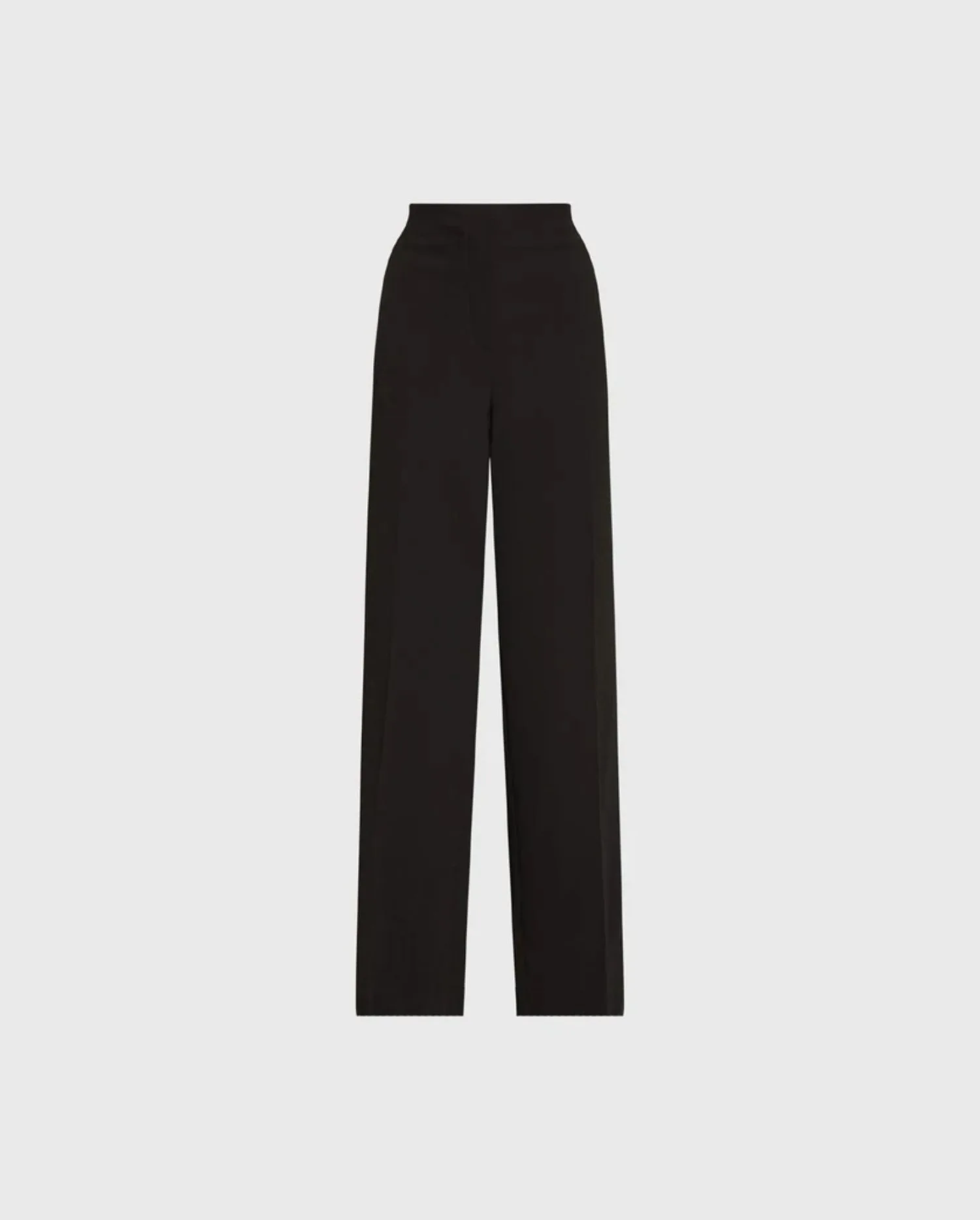 Discover the ARGAN Black Designer Maxi Pants in Flowing Crepe Fabric by designer ANNE FONTAINE