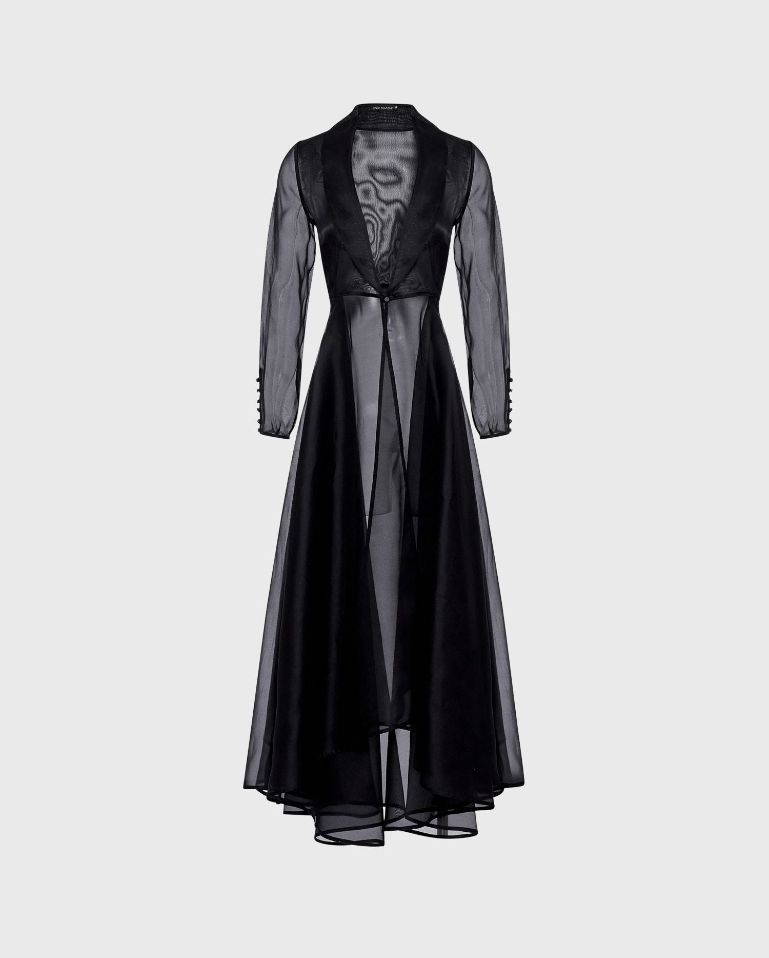 ANNE FONTAINE: LIDORANE Dress: Evening jacket cut from sheer silk organza 