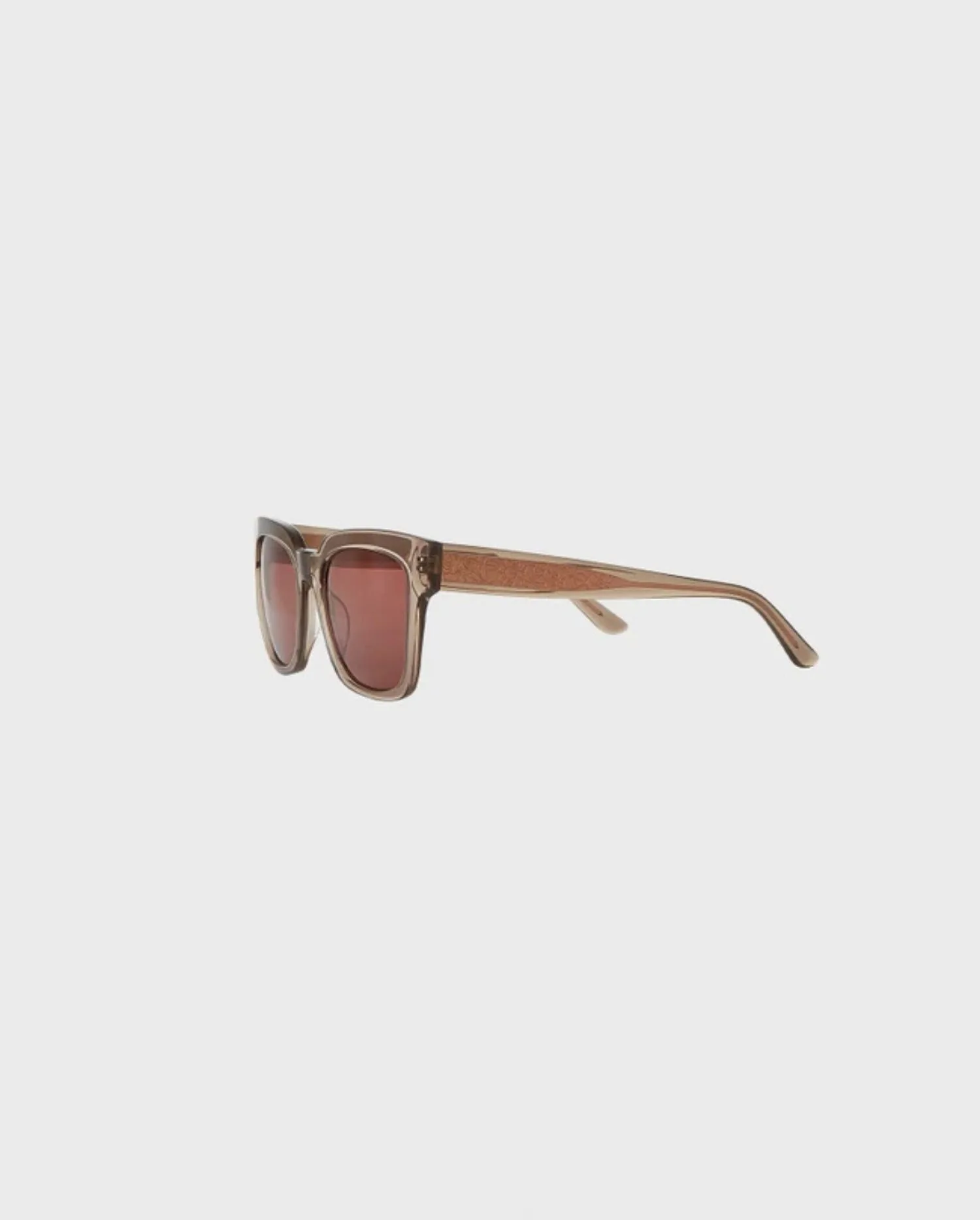 Discover the JULIETTE Amber Translucent Square Frame Sunglasses by designer ANNE FONTAINE
