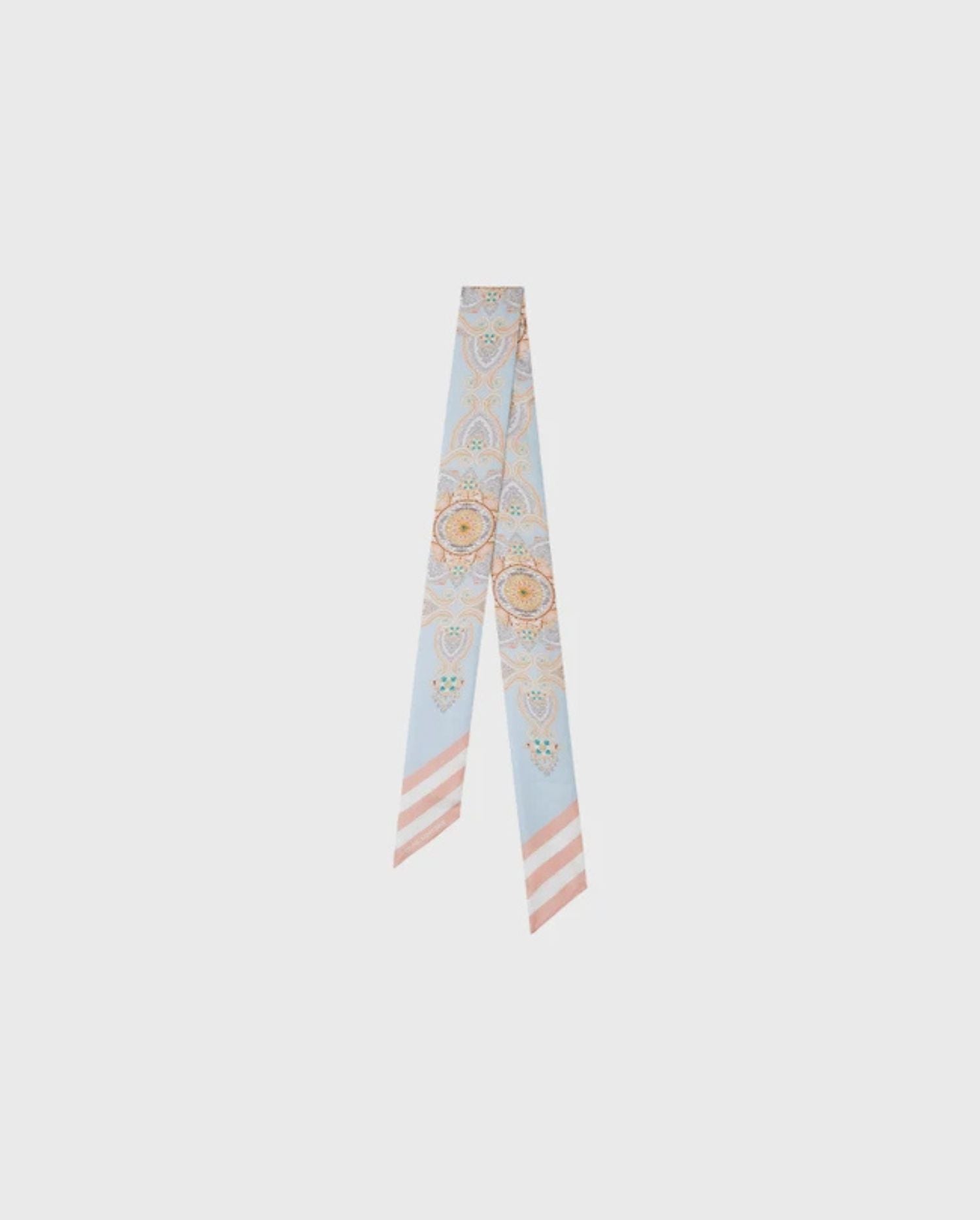 Discover the LUCIENNE Light Pink Silk Lightweight Scarf by designer ANNE FONTAINE