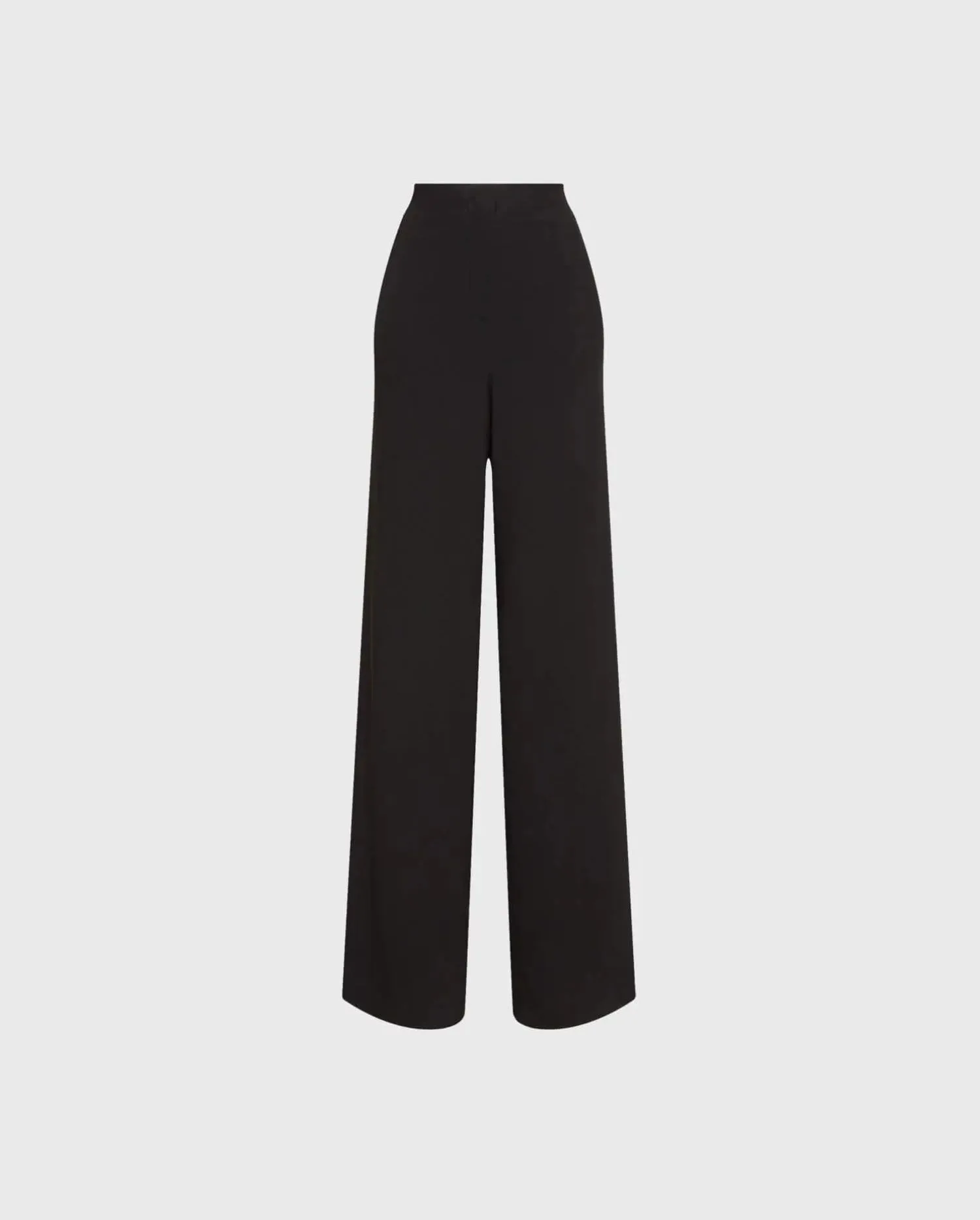 Discover the Morgan Black Crepe Wide-Leg Palazzo Pants from designer Anne Fontaine