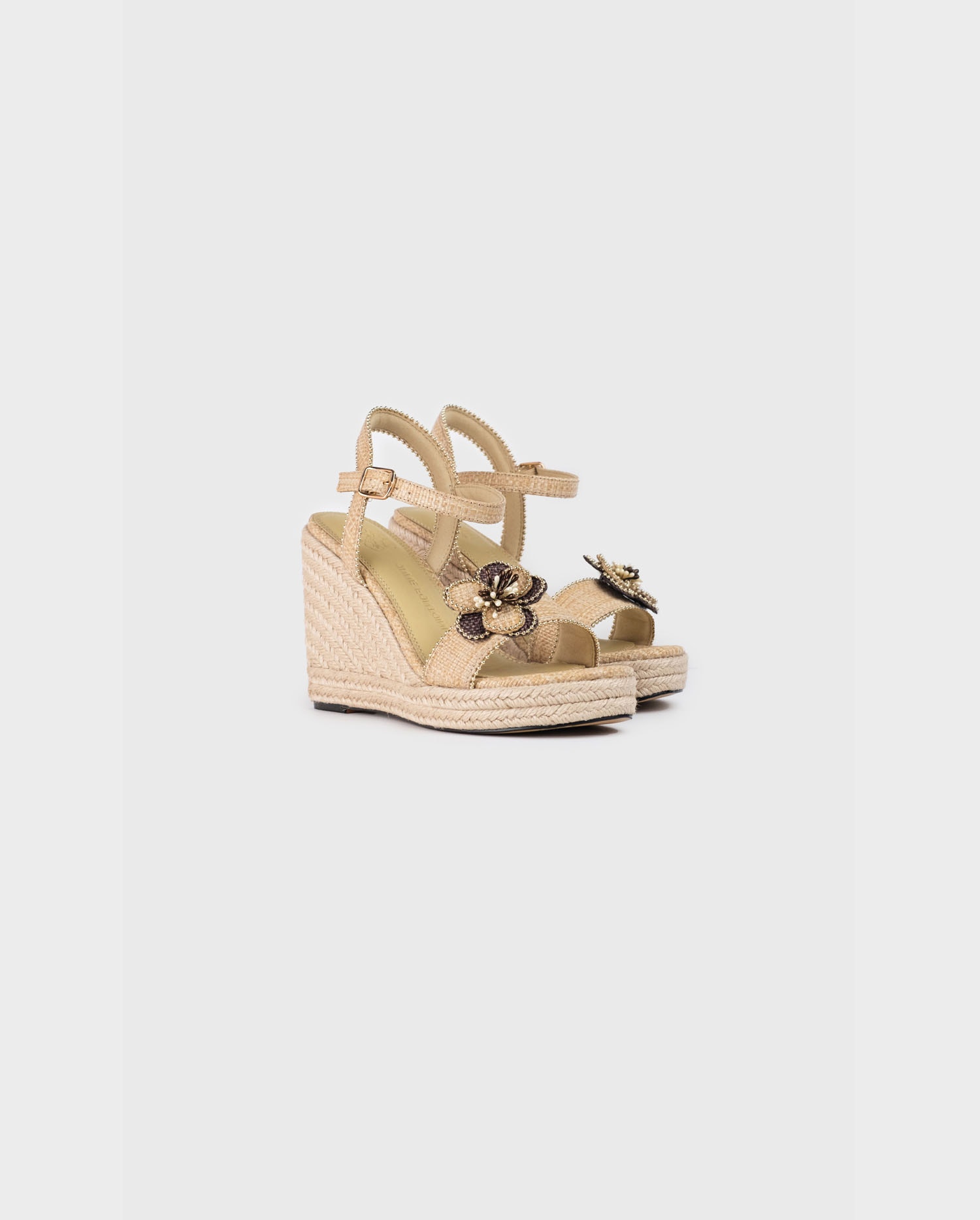 SHOP THE ONECA NATURAL JUTE ESPADRILLE WEDGE SANDALS FROM ANNE FONTAINE