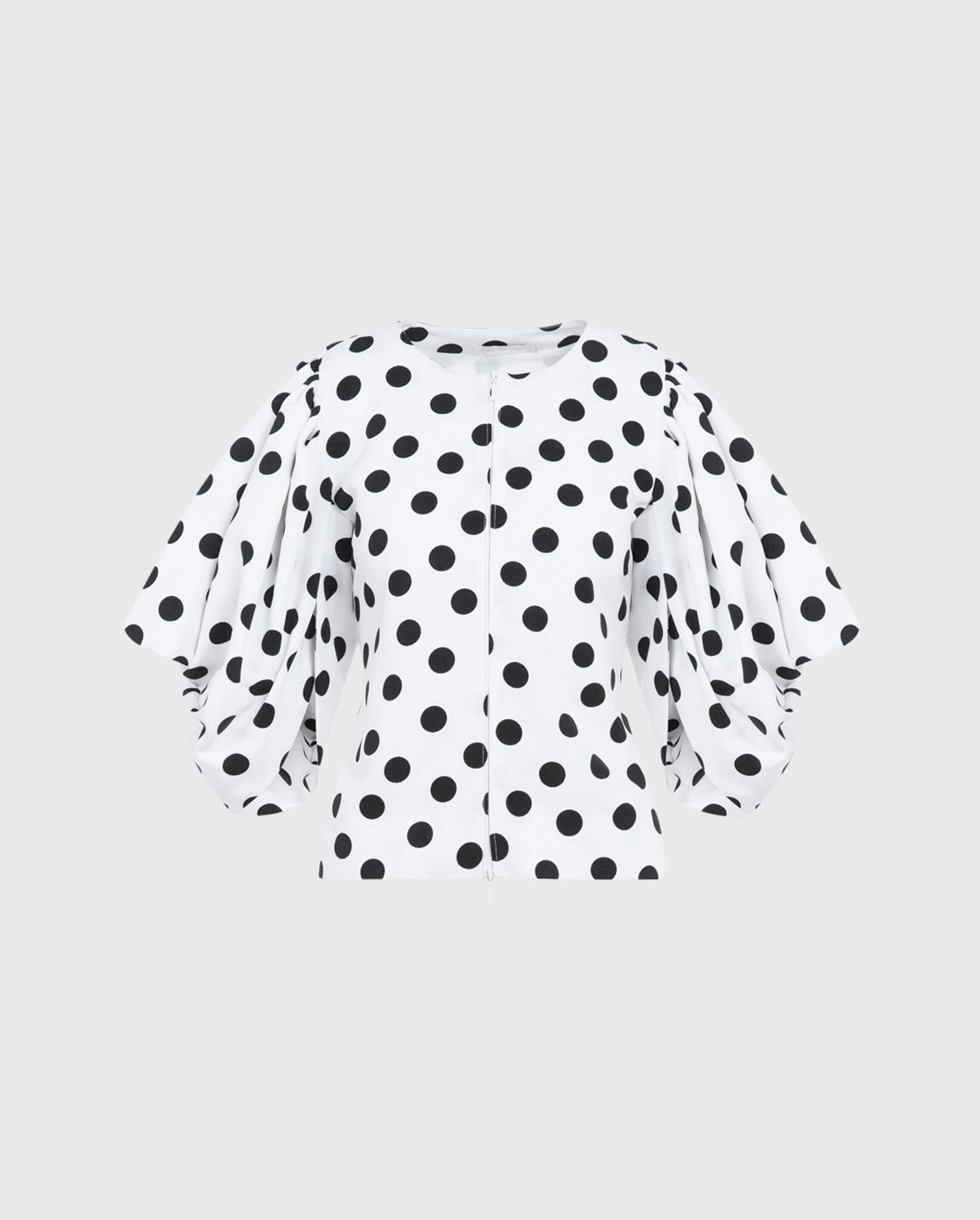 Take a walk into the spotlight with the POLKA - WHITE statement jacket - perfect for your next event