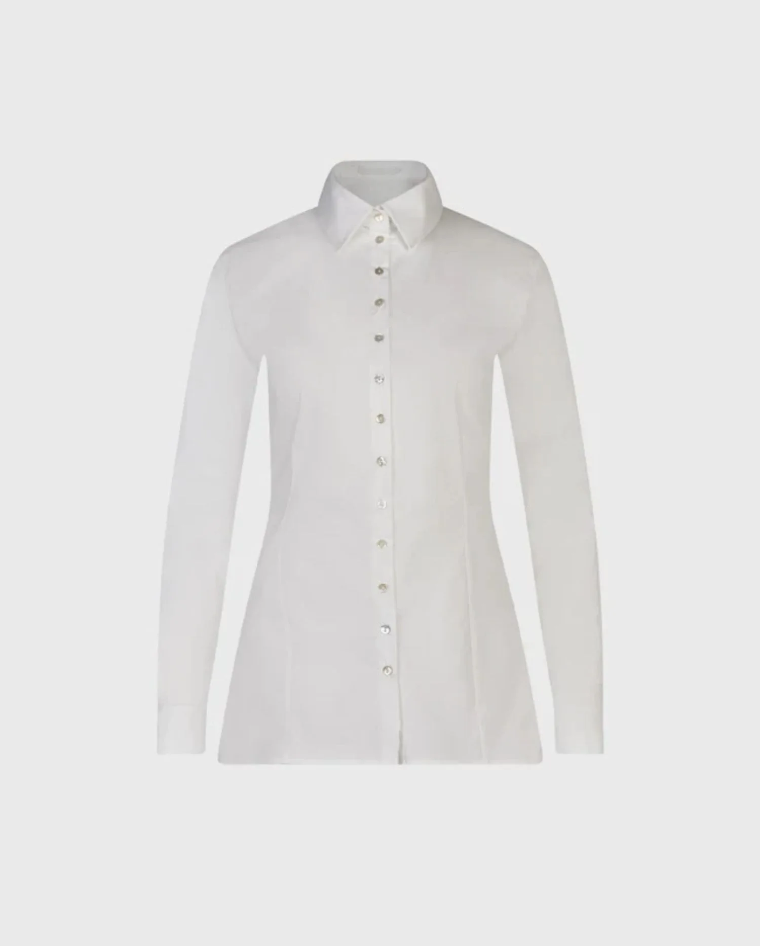 Discover the Larryton White Long Sleeve Poplin Shirt by designer ANNE FONTAINE